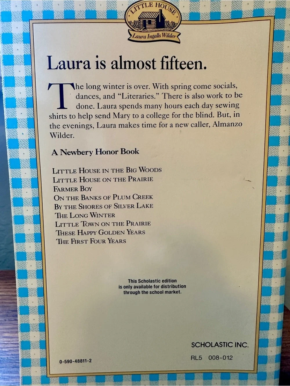 Vintage Little House Lot of 3 Scholastic 1996 Paperbacks Laura Ingalls Wilder